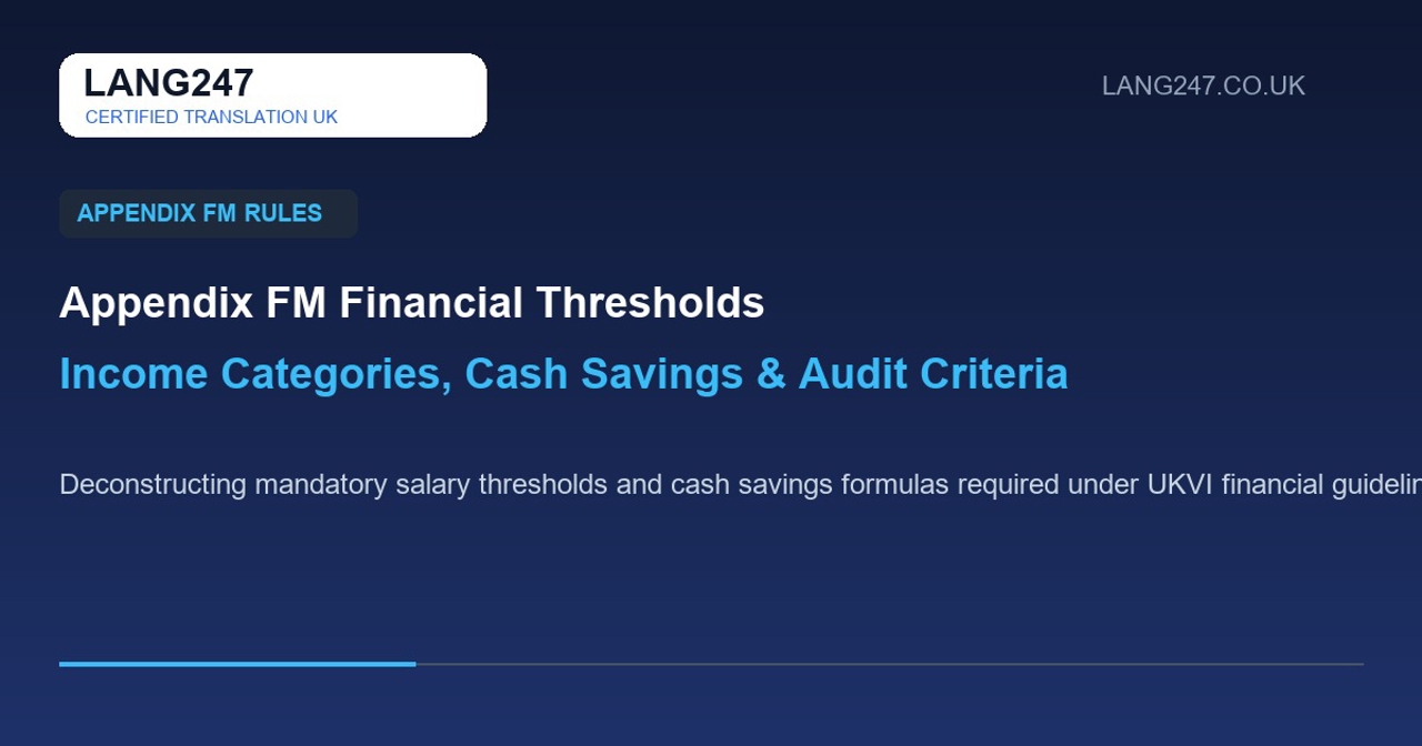 matrix table outlining UKVI sponsor visa income categories and cash savings requirements